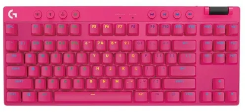 Logitech G PRO X TKL LIGHTSPEED - Logitech GX Brown (Tactile) - Tactile - Gaming Tangentbord - Utan Numpad - Amerikansk engelska - Rosa